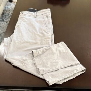 Birddogs Light Gray Pants with Aqua Lining